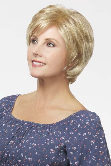 short blonde wig by Henry Margu