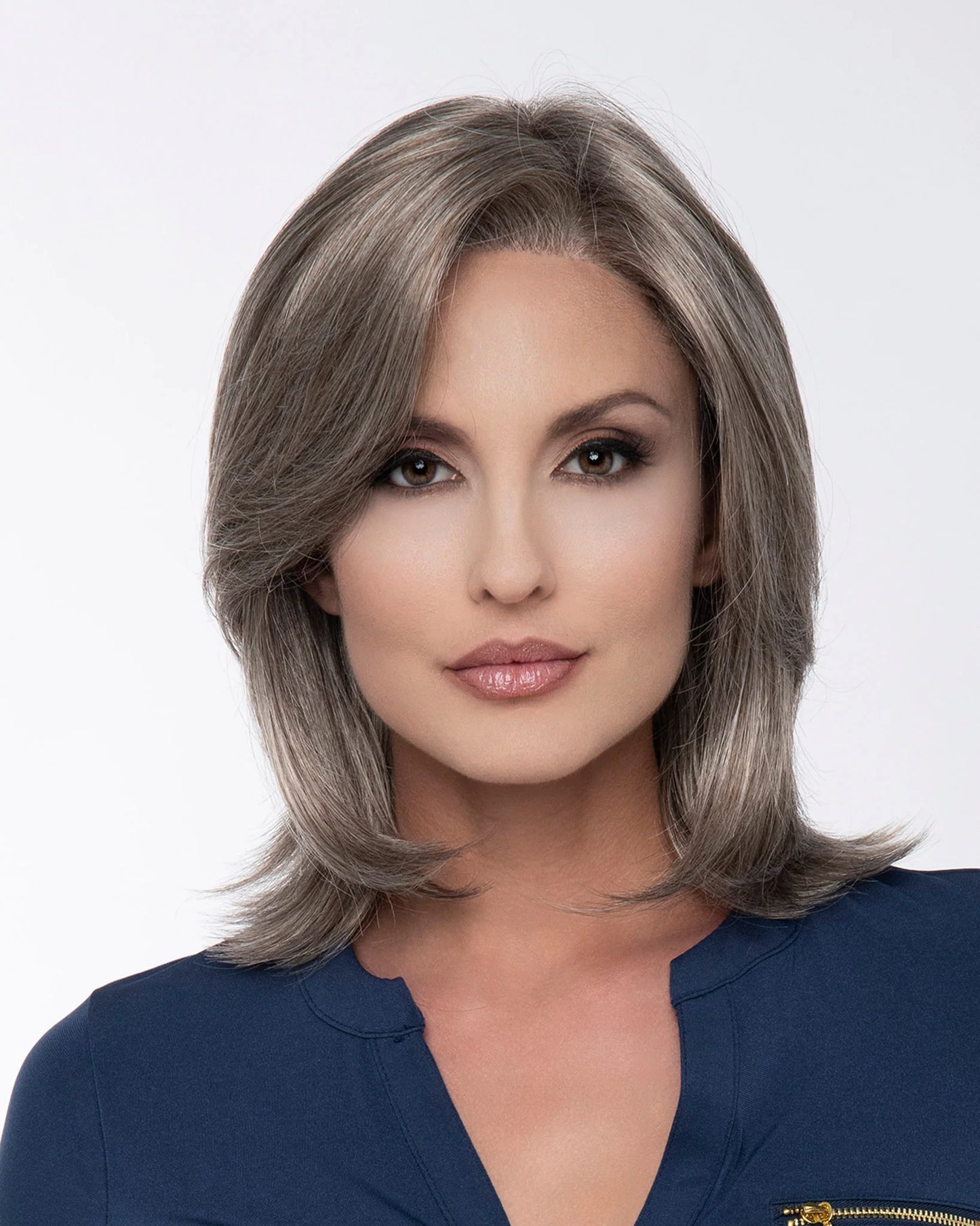 Lavender wig in Dark Grey