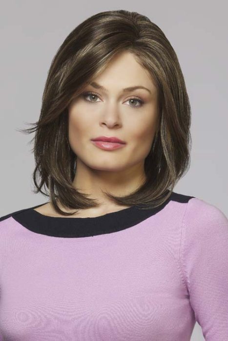 short brown wig