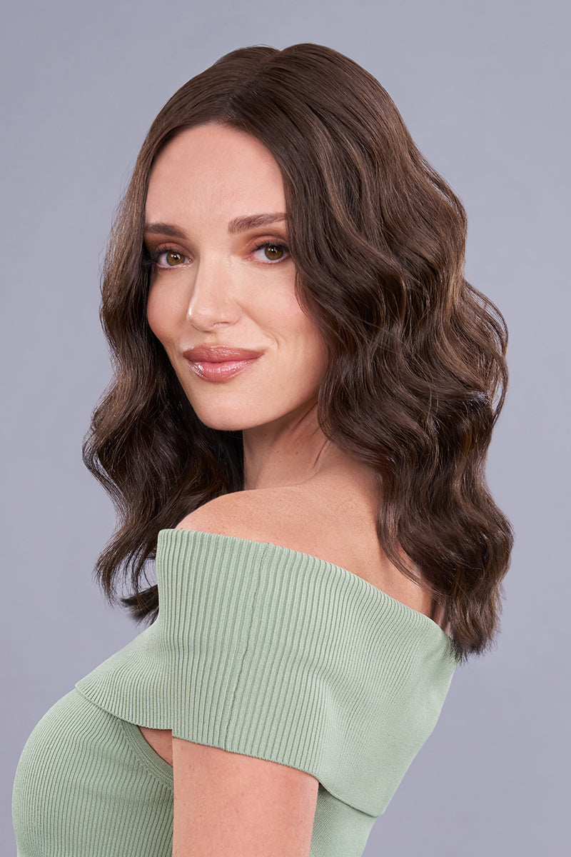 Top Trend Lace HD Synthetic Wavy 14” - Jon Renau Toppers