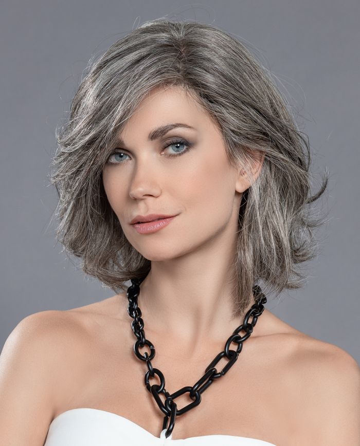 short style bob in grey