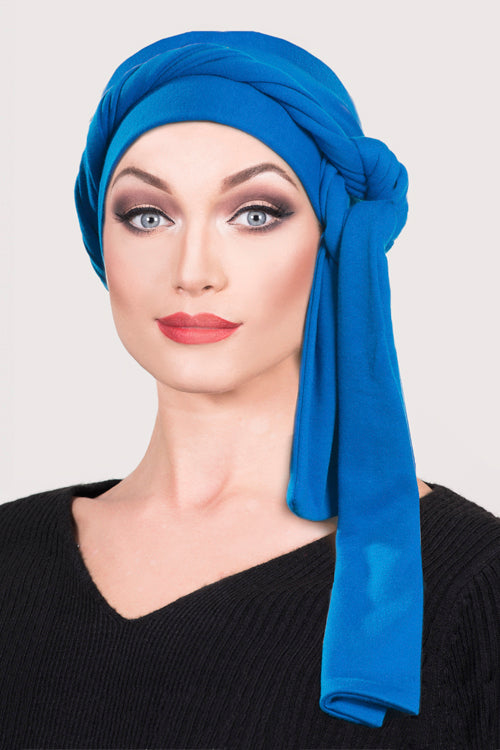 Twist & Tie in Blue - Headwear by Hairworld