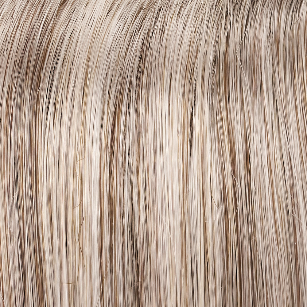 Close-up of blonde hair strands