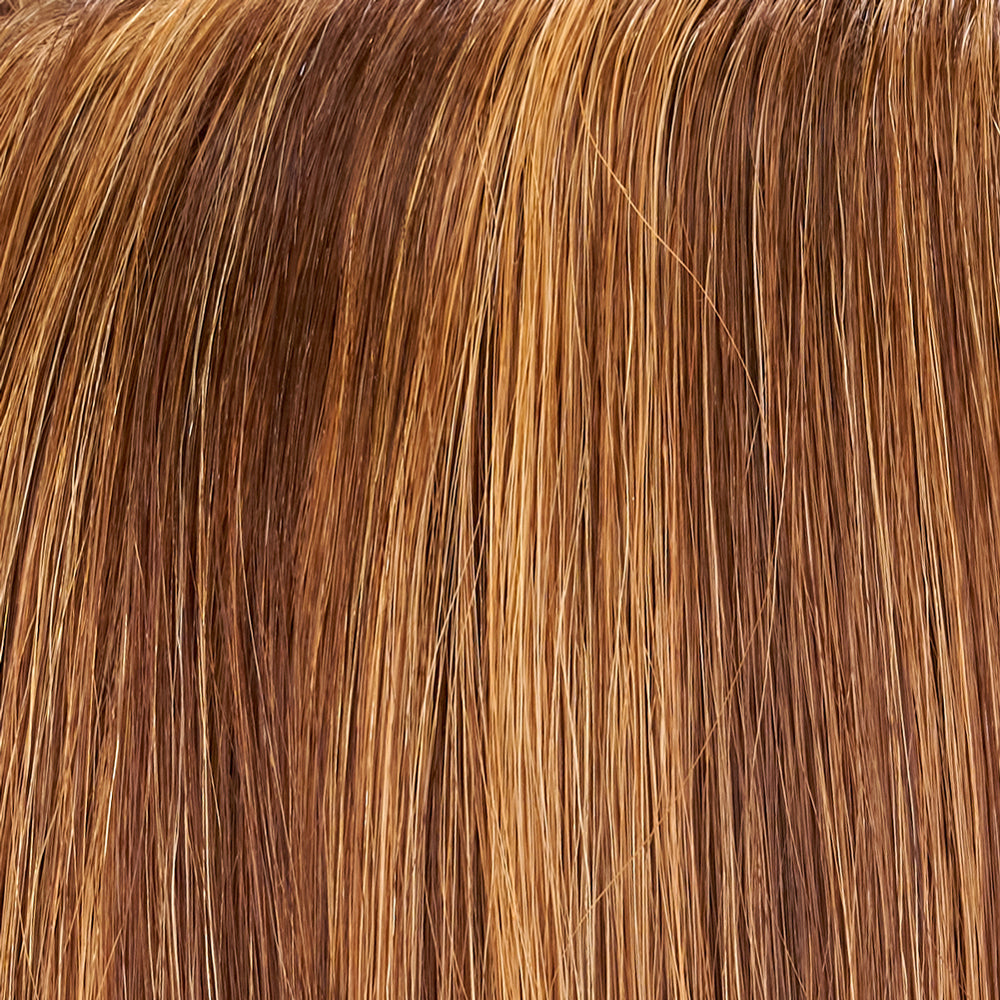 Close-up of brown hair strands