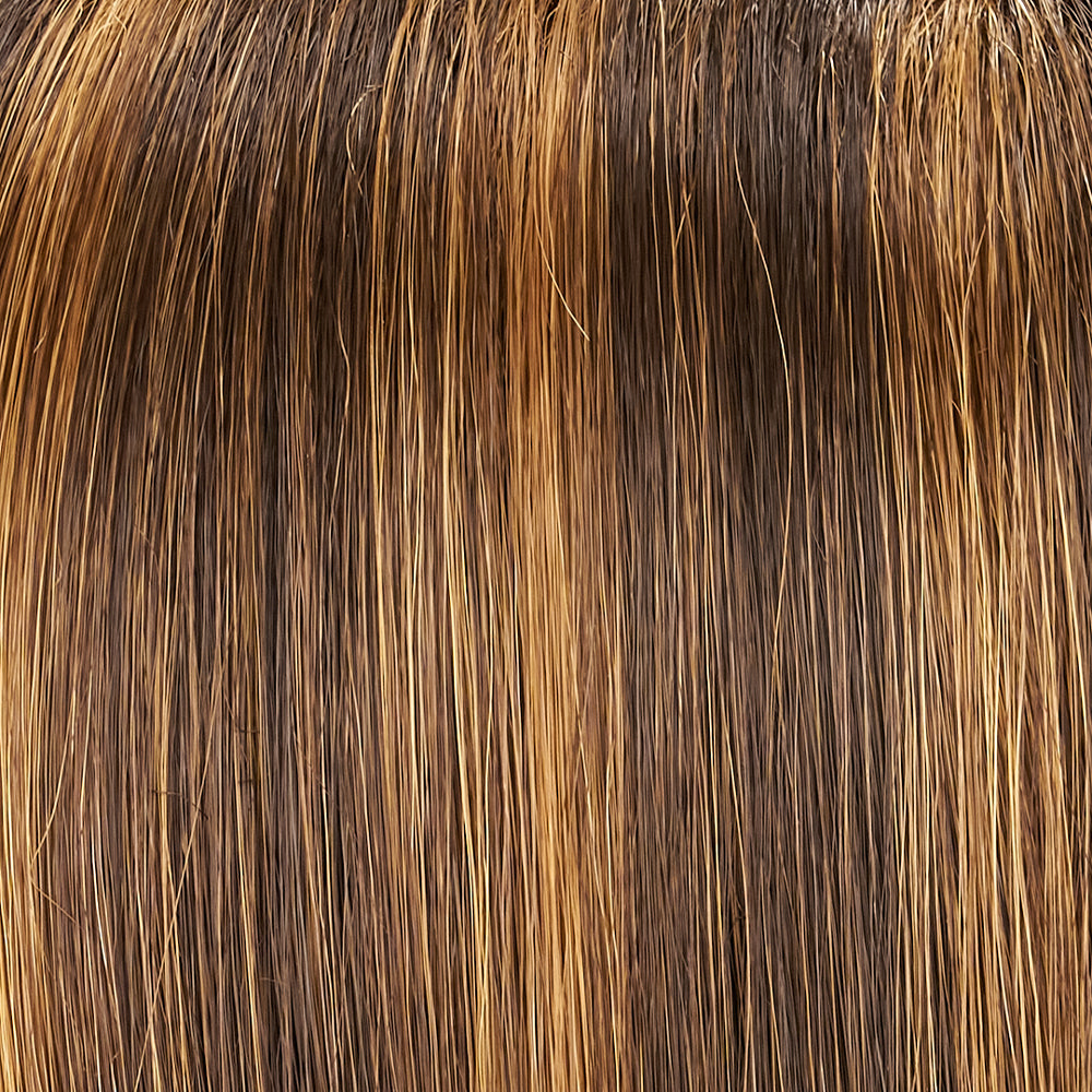 Close-up of brown hair strands