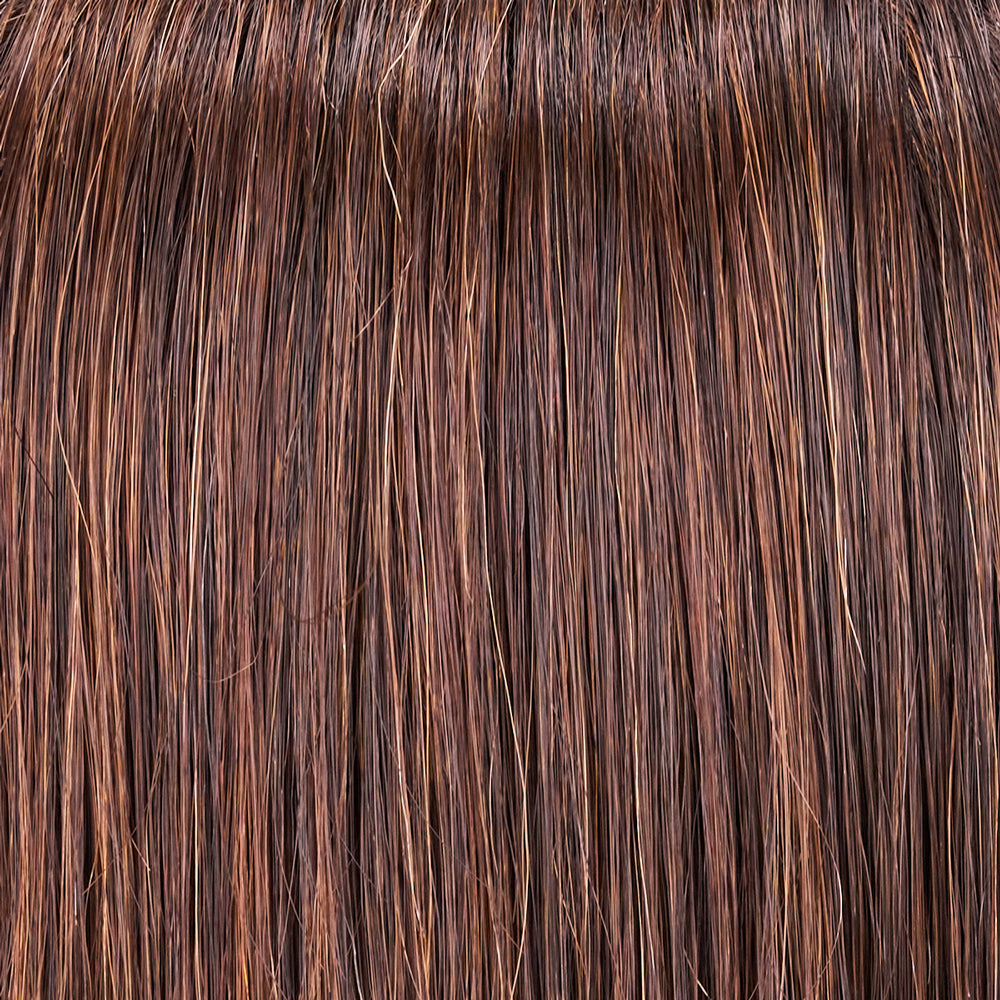 Close-up of brown hair strands