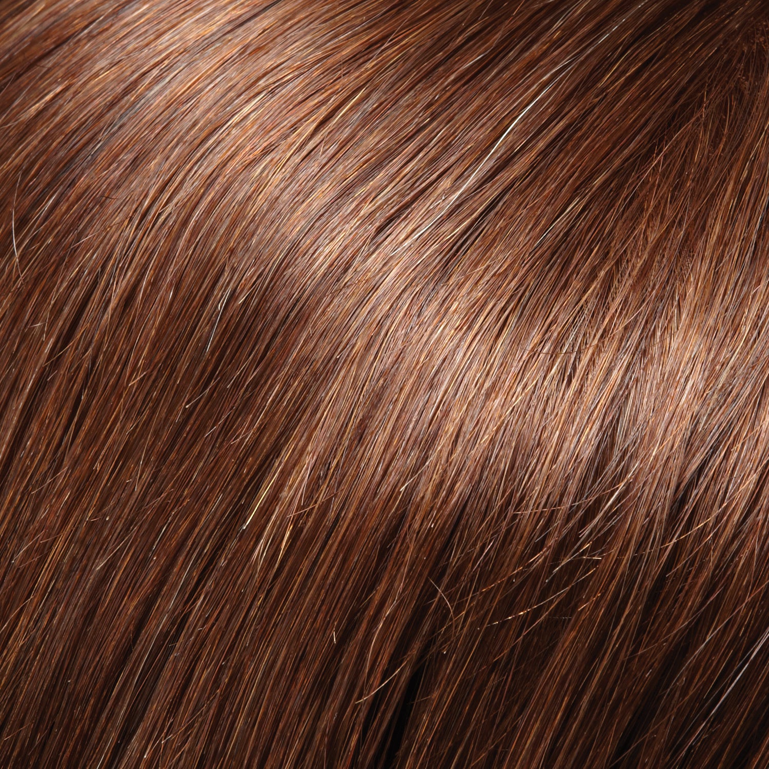 Close-up of brown hair strands