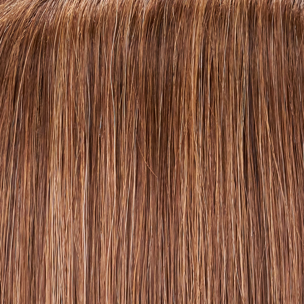 Close-up of brown hair strands