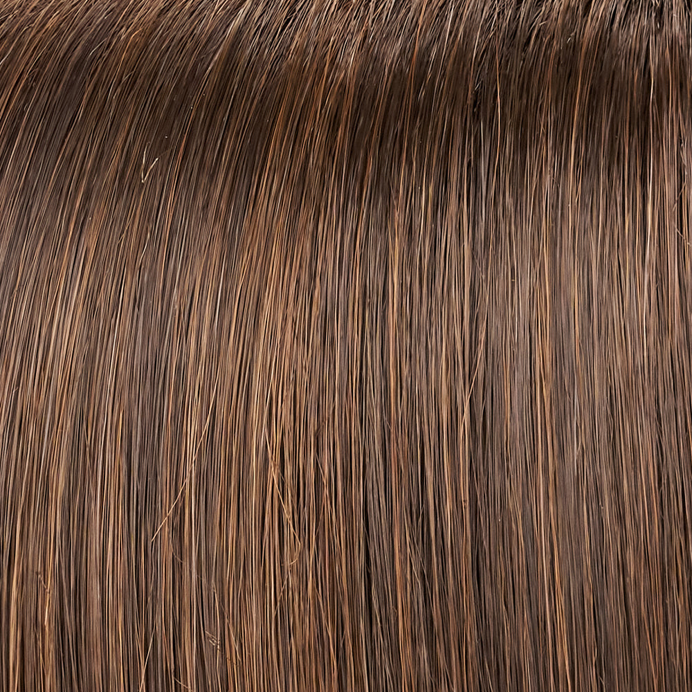 Close-up of brown hair strands