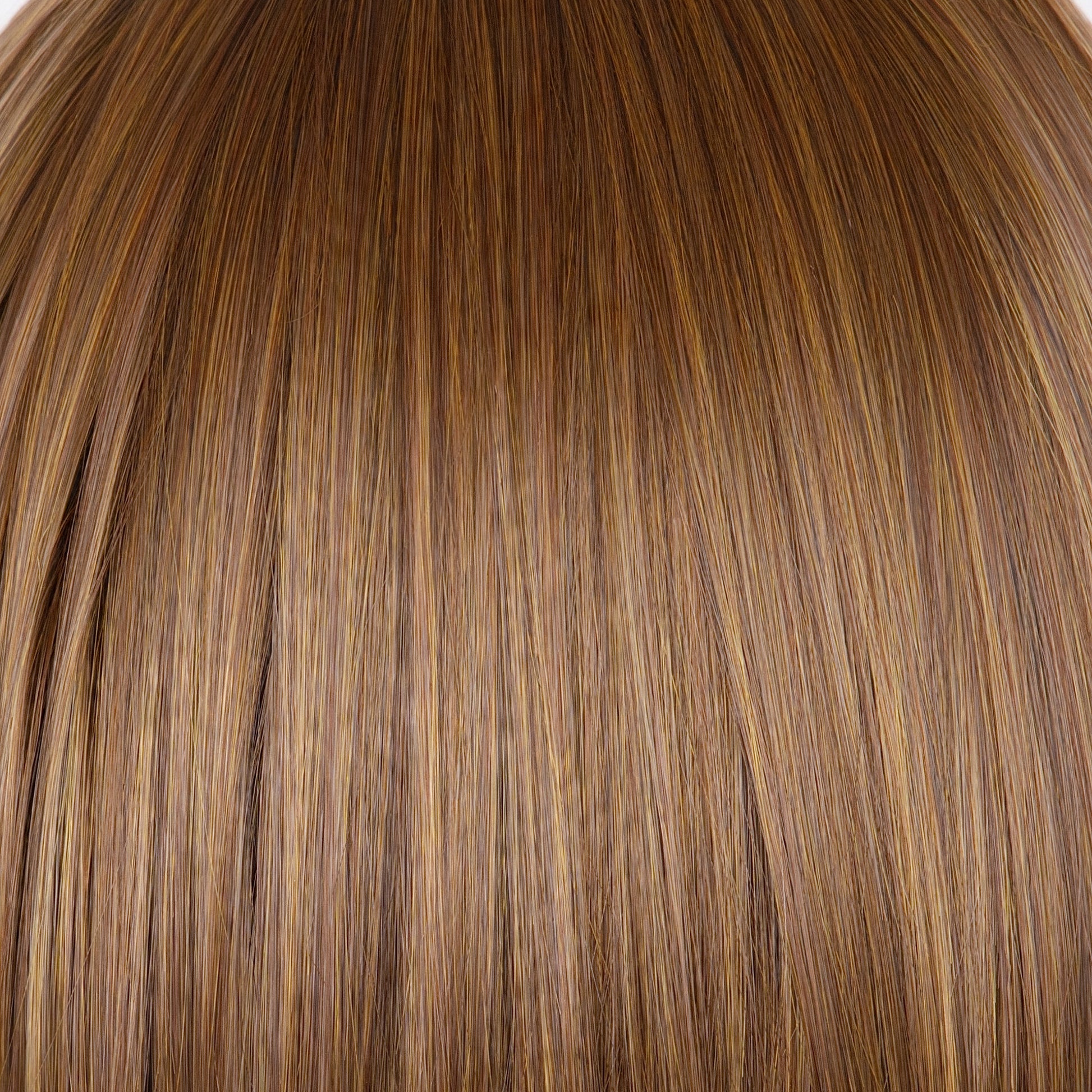 Close-up of brown hair strands