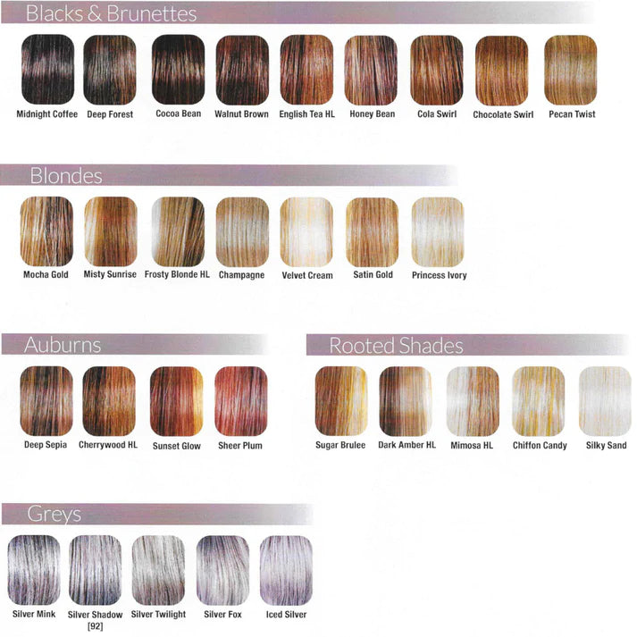 modern wig color chart