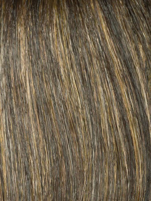 Close-up of brown hair strands
