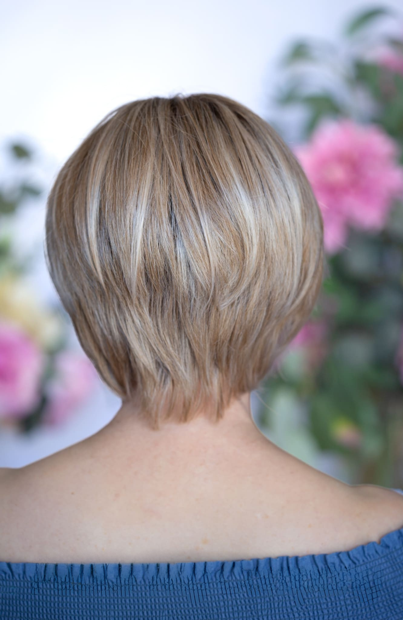 Collette petite wig company back view 
