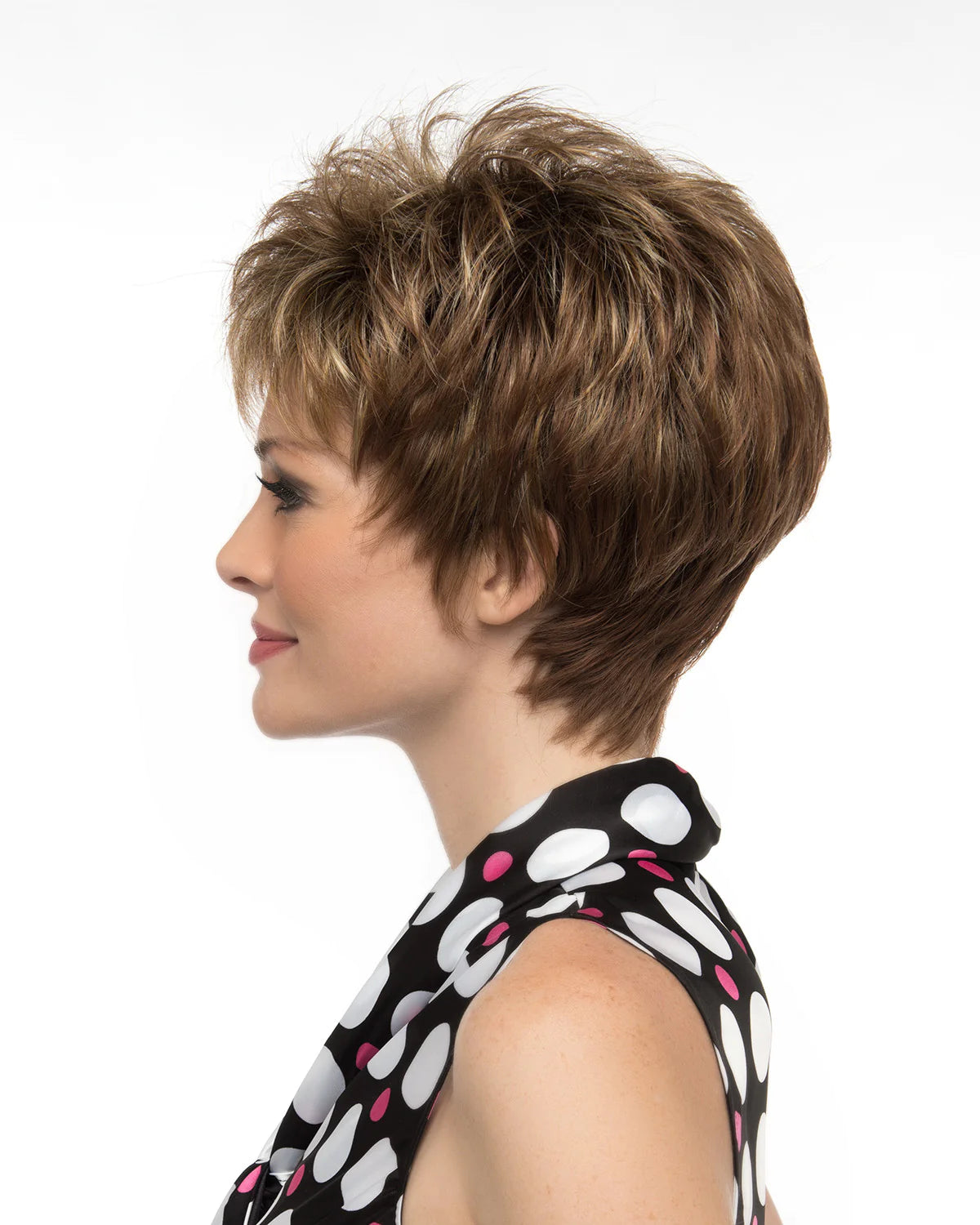 Wig Elderflower short length wig side view