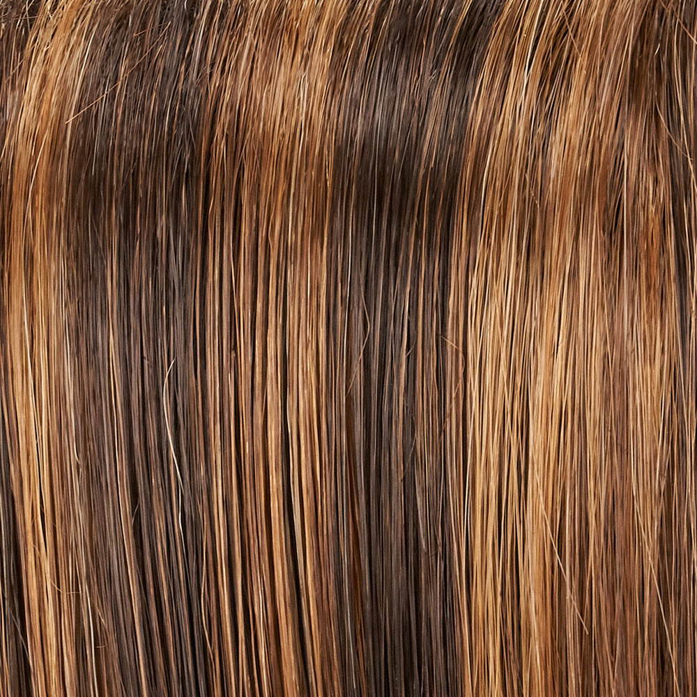 Close-up of brown hair strands