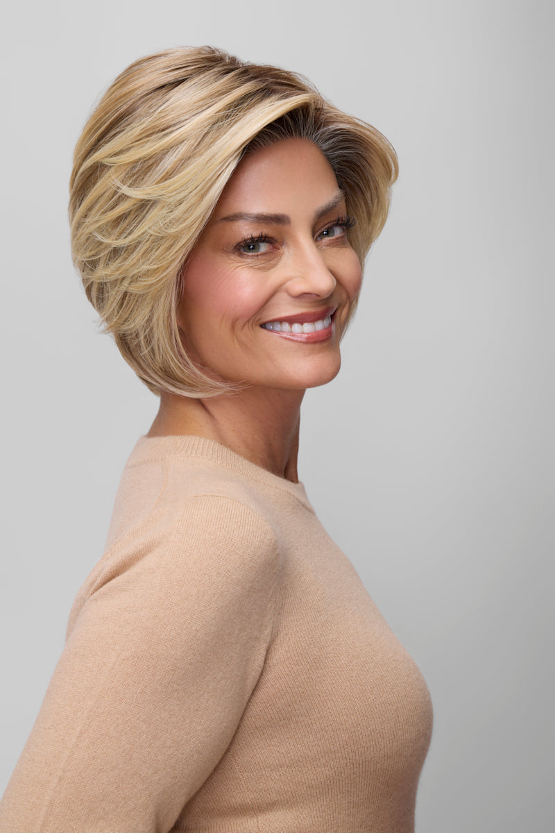 side view of ivy wig by Jon Renau 