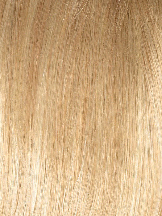 Close-up of blonde hair strands