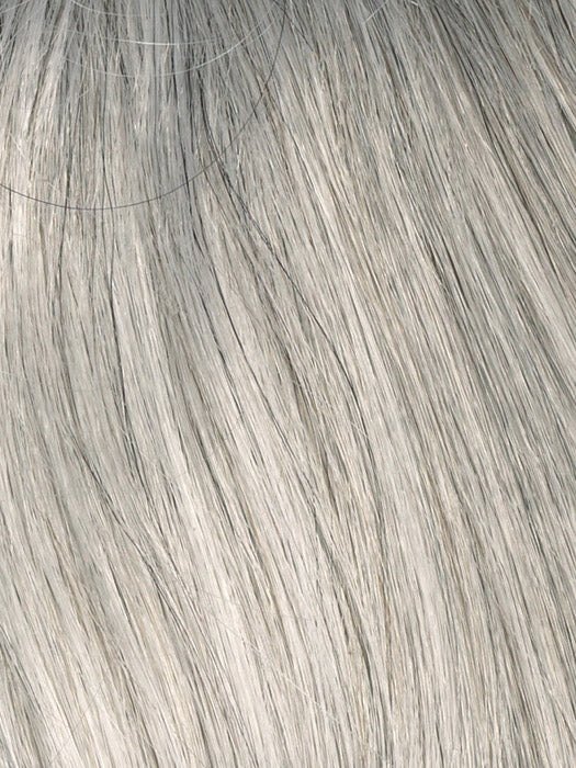 Close-up of gray hair strands