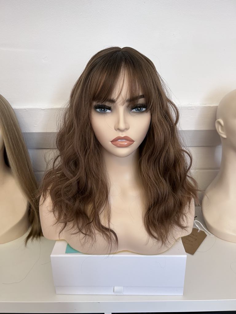 Long Wavy Fashion/ Costume wig with fringe (Heat Resistant)