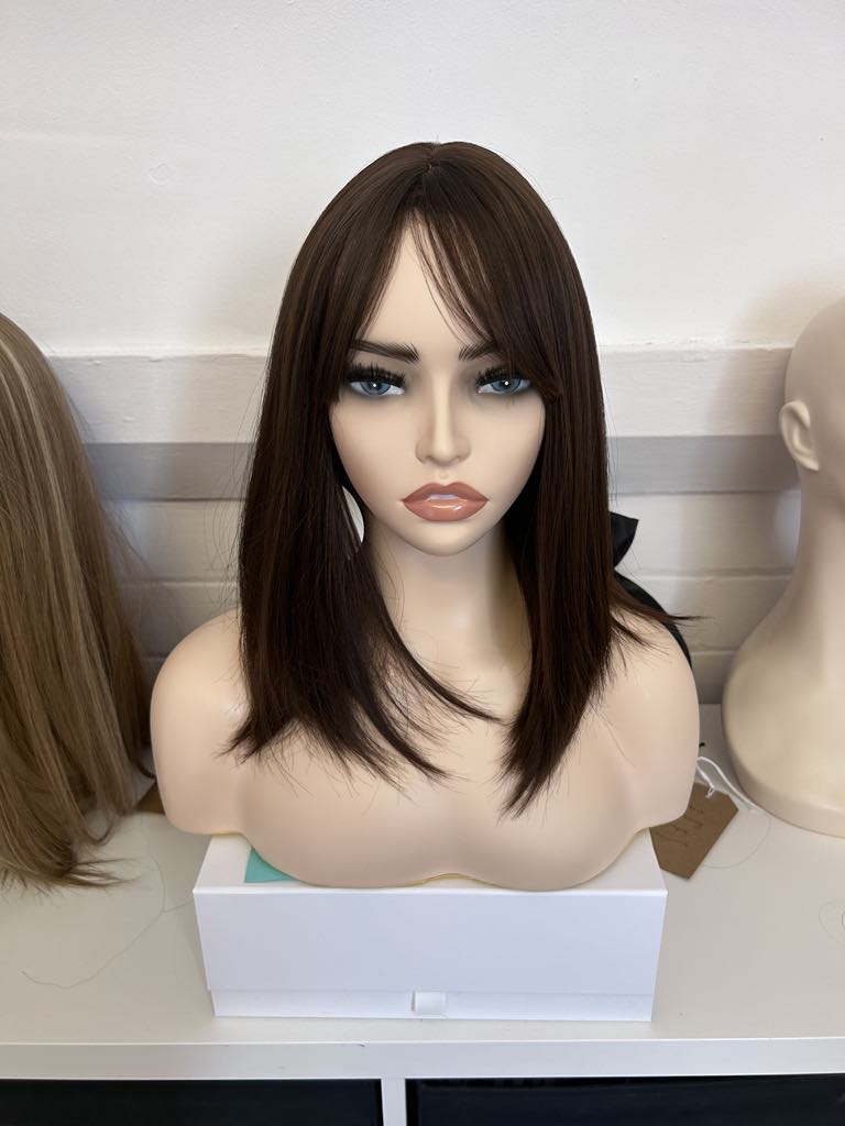 Long Bob Fashion/ Costume wig with curtain bangs (Heat Resistant)