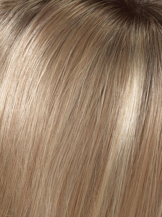 Close-up of blonde hair with a focus on texture and color.