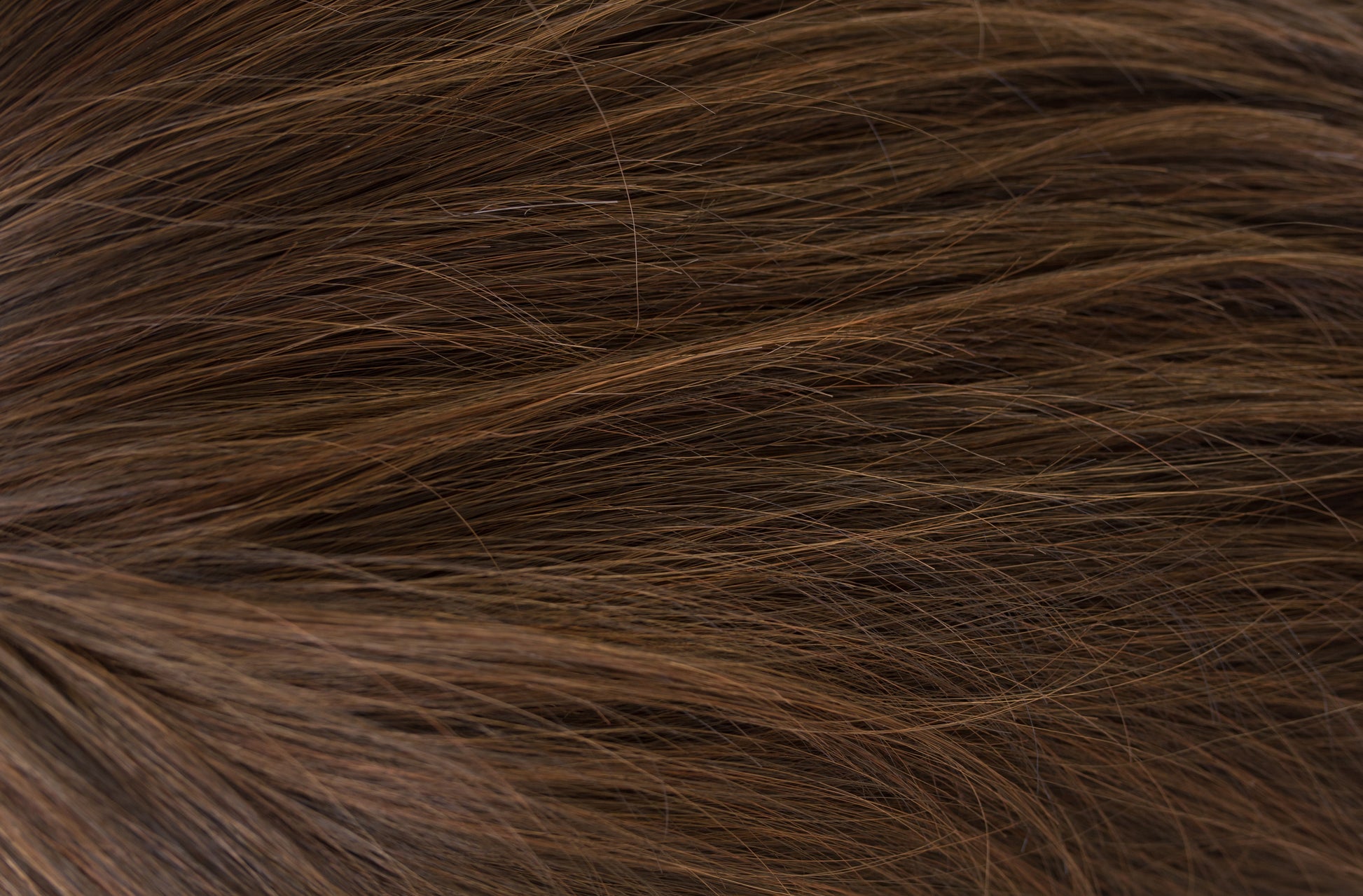 Close-up of brown hair texture