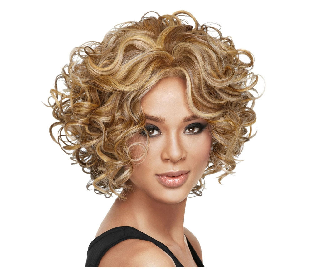 soft curls sort blonde wig