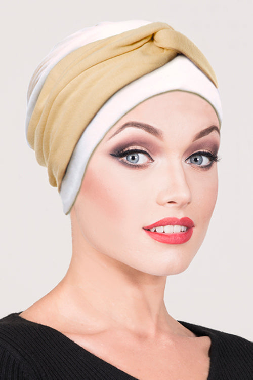 Anna Wrap Headband in Caramel - Headwear by Hairworld