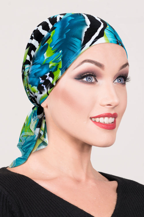Mia Bandana in Turquoise - Headwear by Hairworld