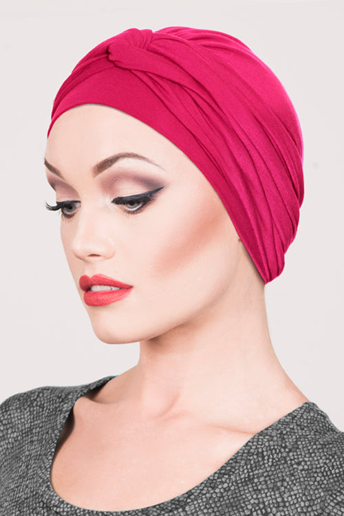 Paris Turban in Cerise - Headwear by Hairworld