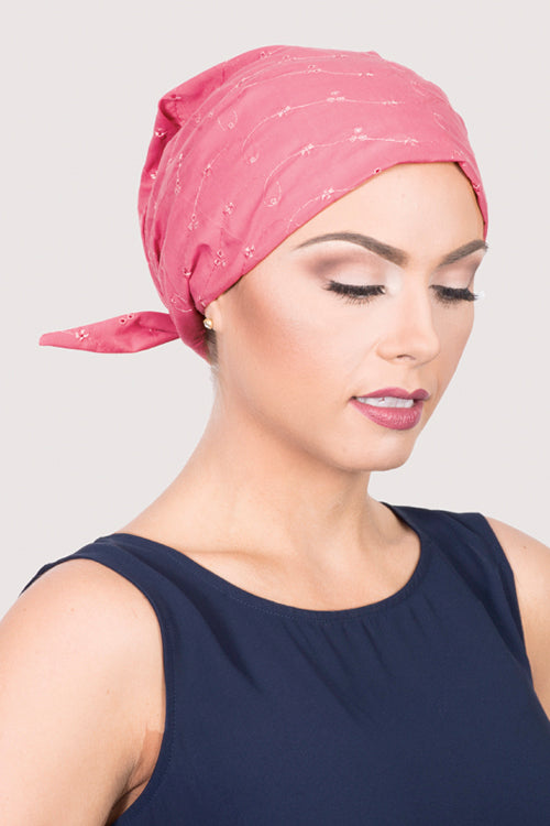 Sicily Scarf in Dusky Pink - Headwear by Hairworld
