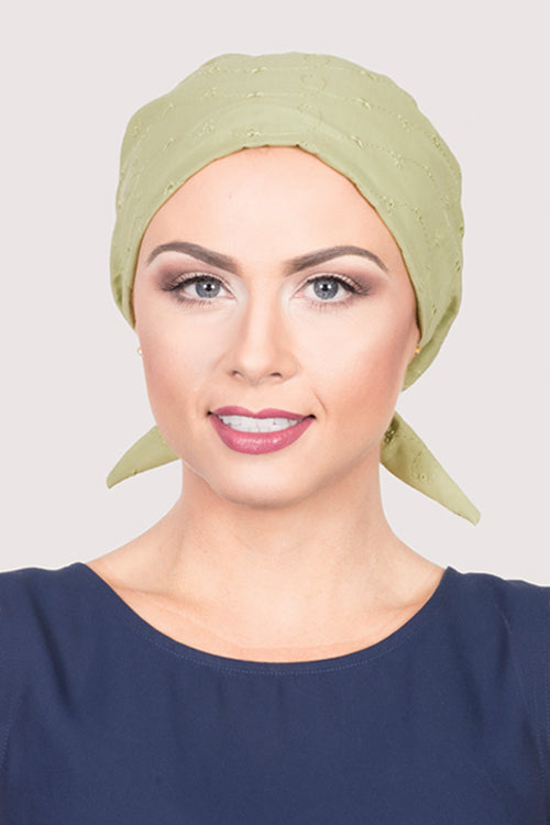 Sicily Scarf in Olive - Headwear by Hairworld